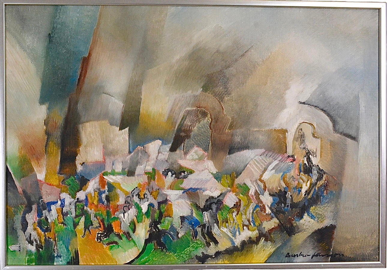 BARBRO JÖNSSON. OIja on canvas.