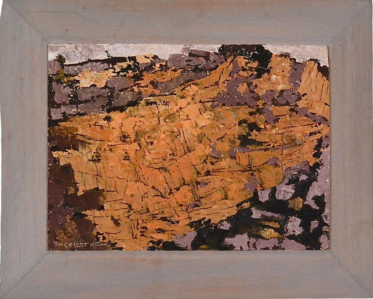 HANS FAGERSTRÖM. Aceite en Tabla.