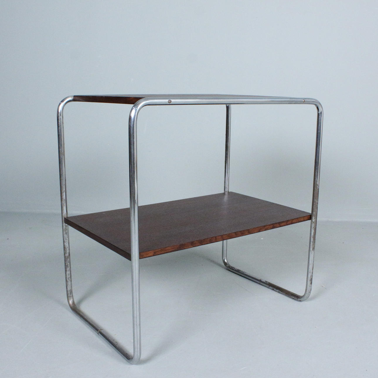 MARCEL BREUER. For Thonet, side table, model ''B12'', 1930s.