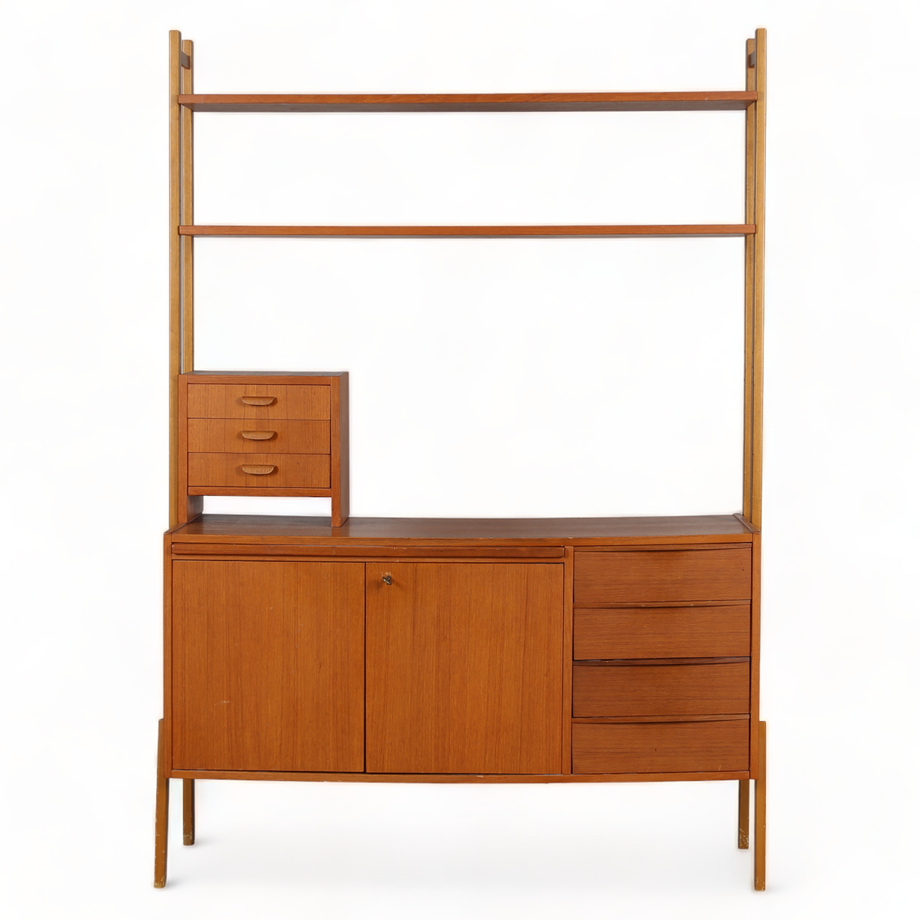 BOKHYLLA, teak, 1960-talet.