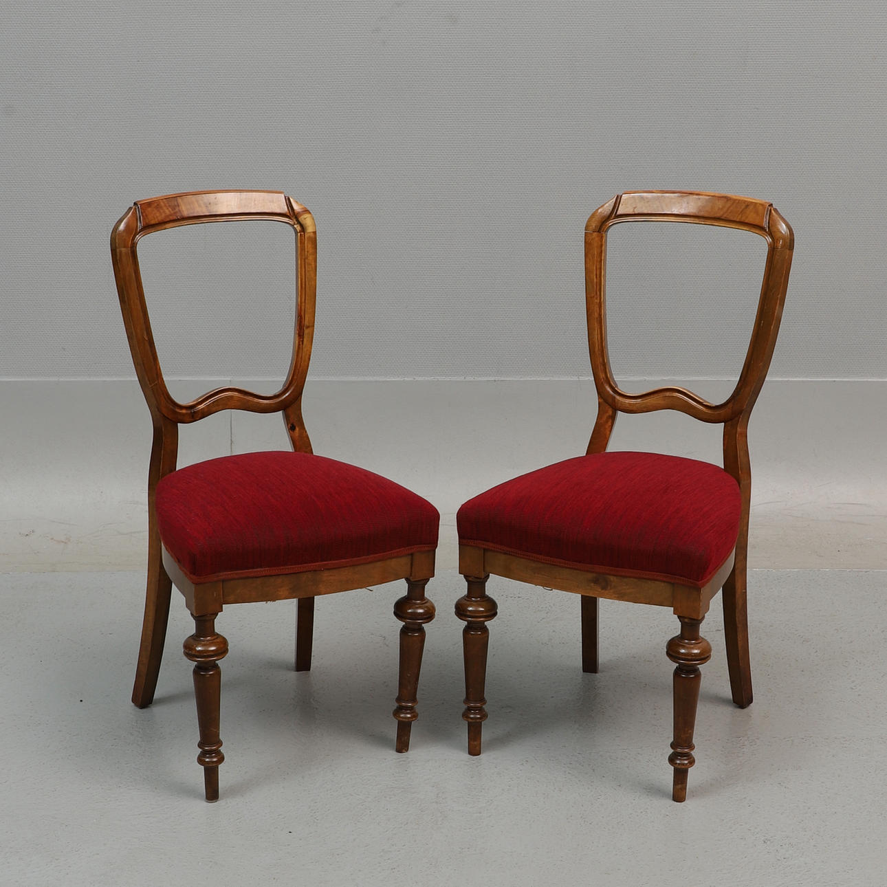 CHAIRS, a pair, 1900s.