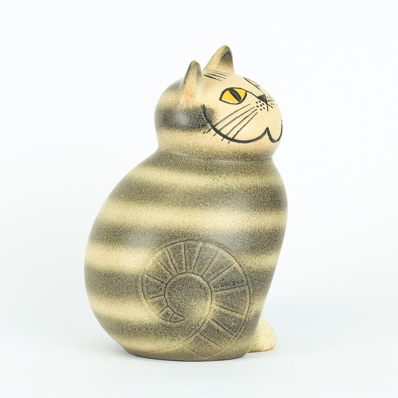 LISA LARSON. Figuren "Kat", stentøj, K-Studion, Gustavsberg.