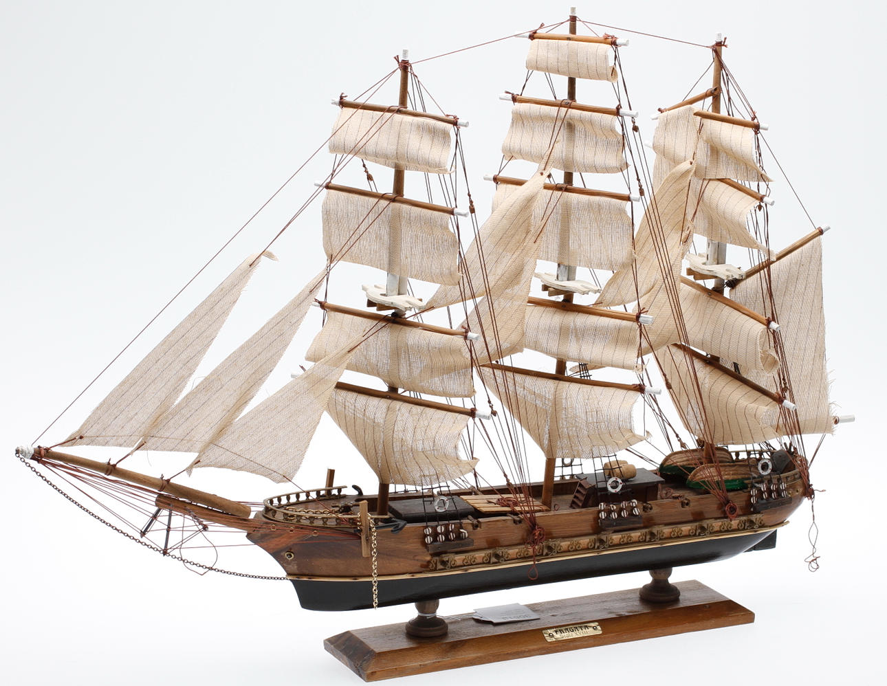 MODELLSKEPP, märkt Fragata Siglo XVIII.