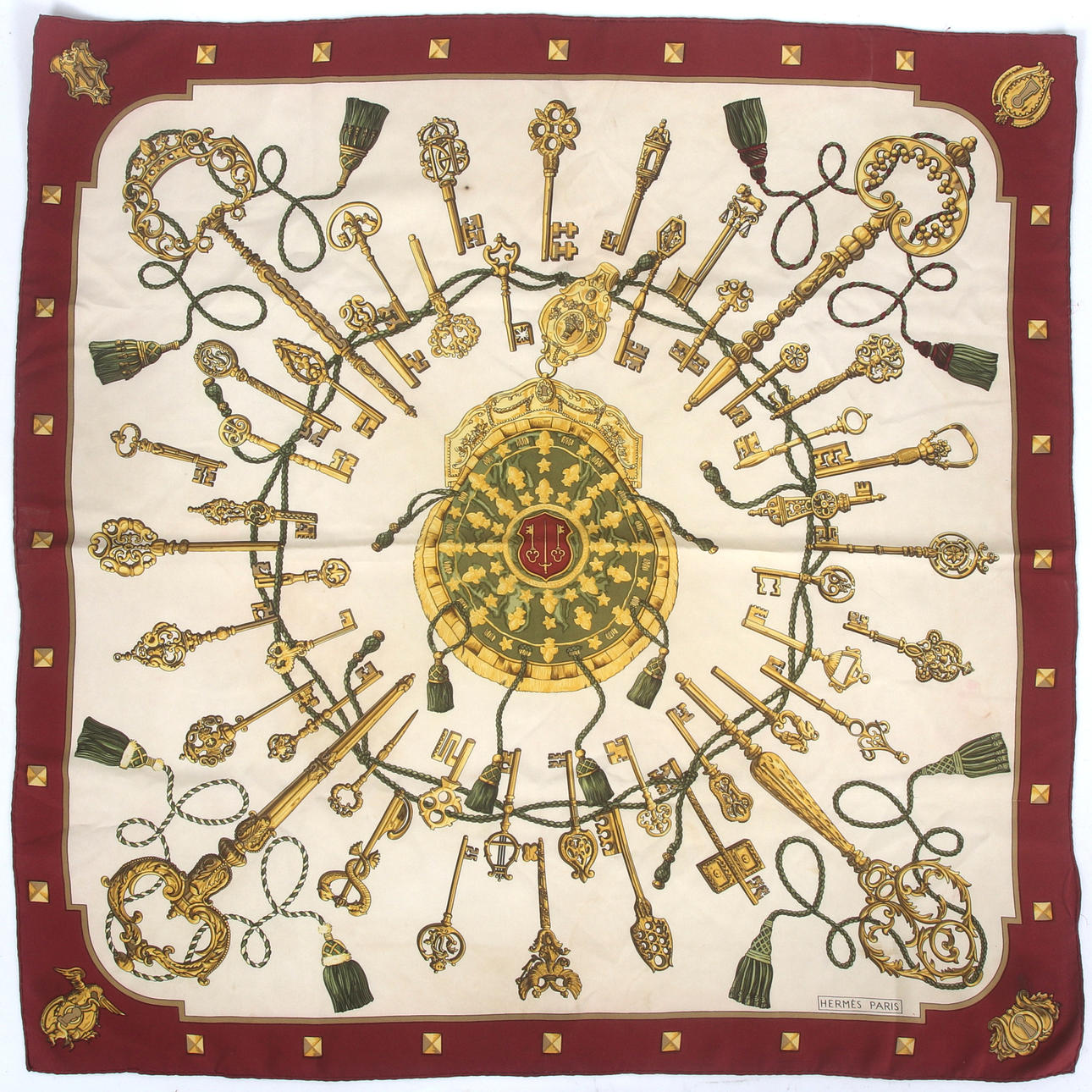 SCARF, silk, Hermès.