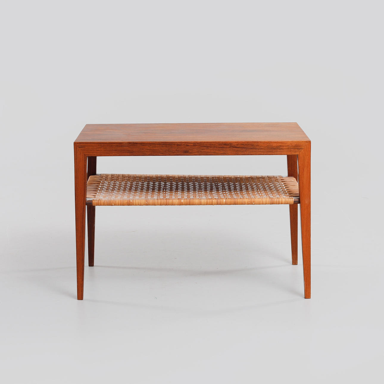 SEVERIN HANSEN. Coffee table, "Model 43", Haslev Møbelfabrik, Denmark, 1960s.