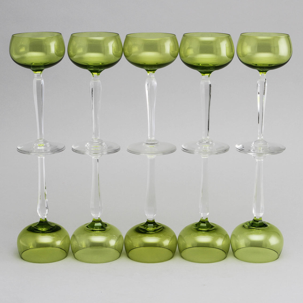 VINGLAS, 10 st, 1900-talets andra hälft.