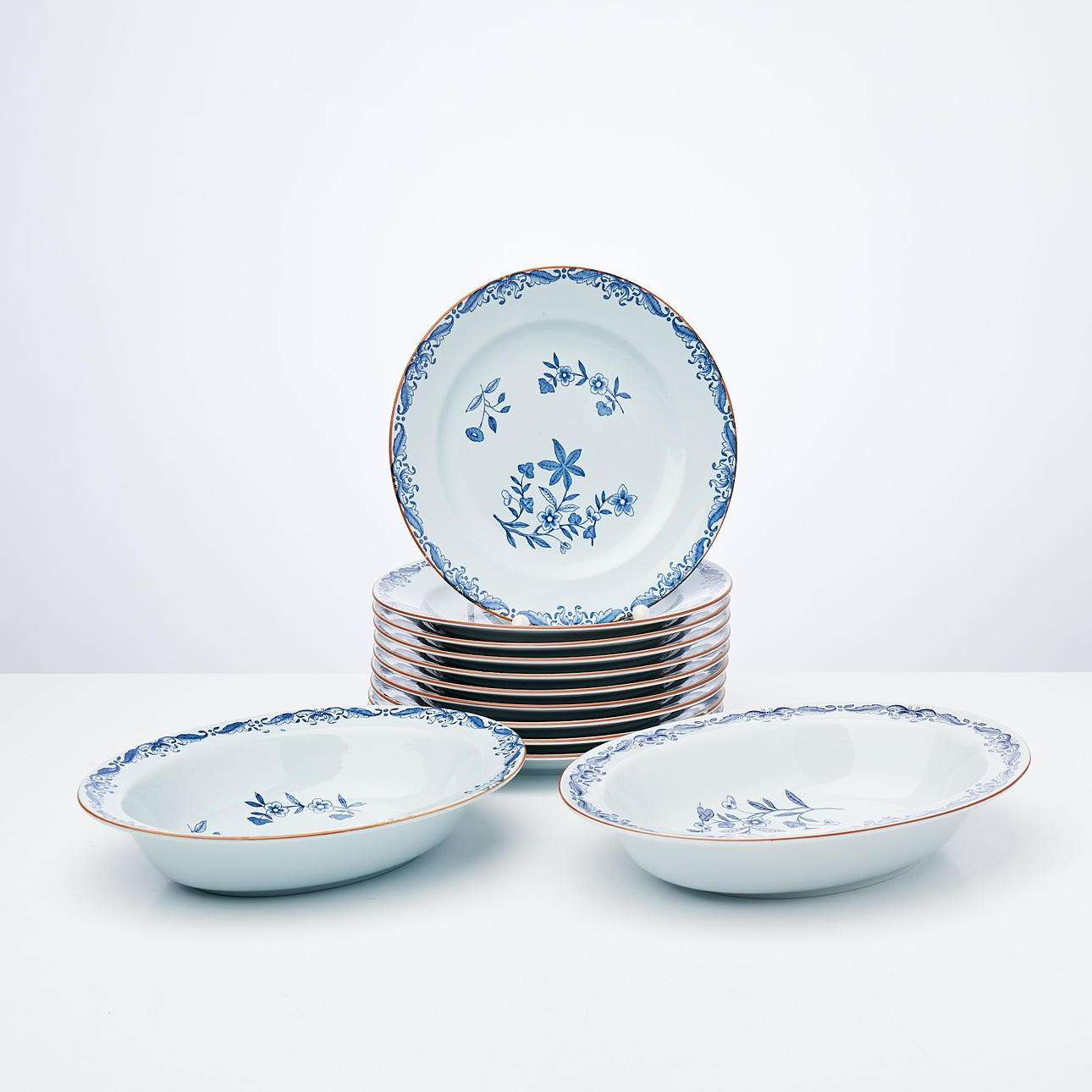 SERVIS. 12 dlr, porslin, "Ostindiska", Rörstrand.