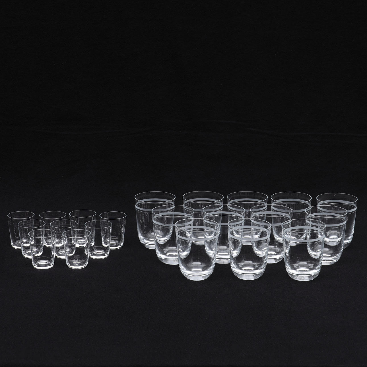 INGEGERD RÅMAN, Skruf, glas, 21 st, "August".