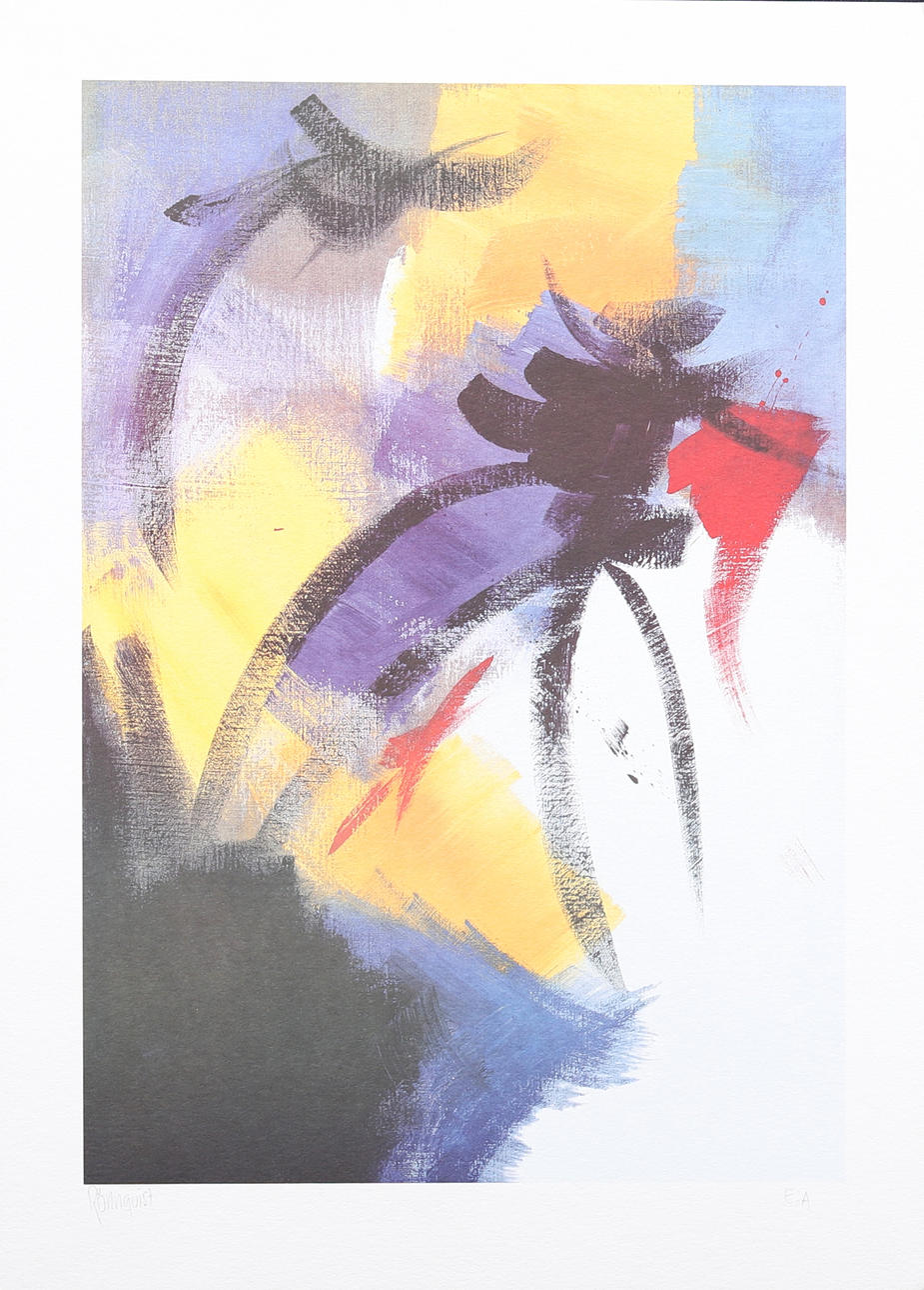 BJÖRN RÖNNQUIST (1948-2005). Composition, lithograph marked EA, signed Rönnquist.