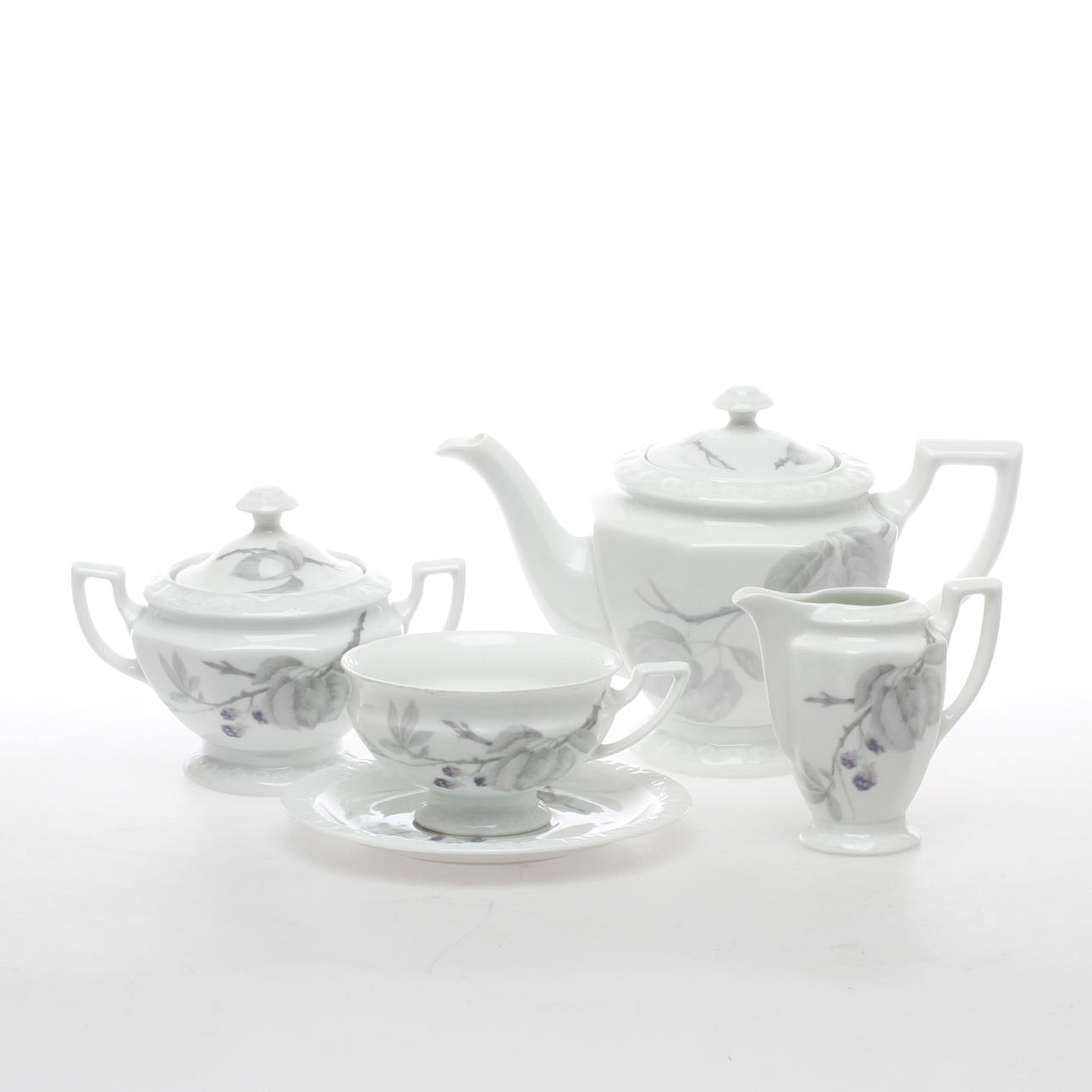 TESERVISDELAR, 15 delar, porslin, "Maria", Rosenthal.