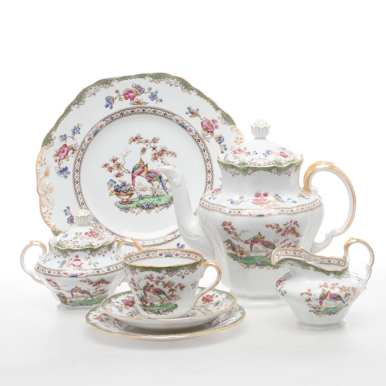 TESERVISDELAR, , porslin, "Eden" Spode, Copeland, England.