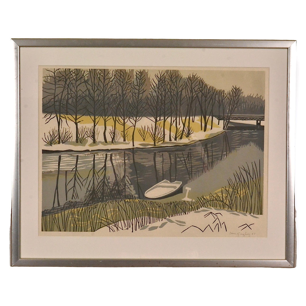 SVEN LJUNGBERG. Colored woodcuts. Art - Engravings & Prints
