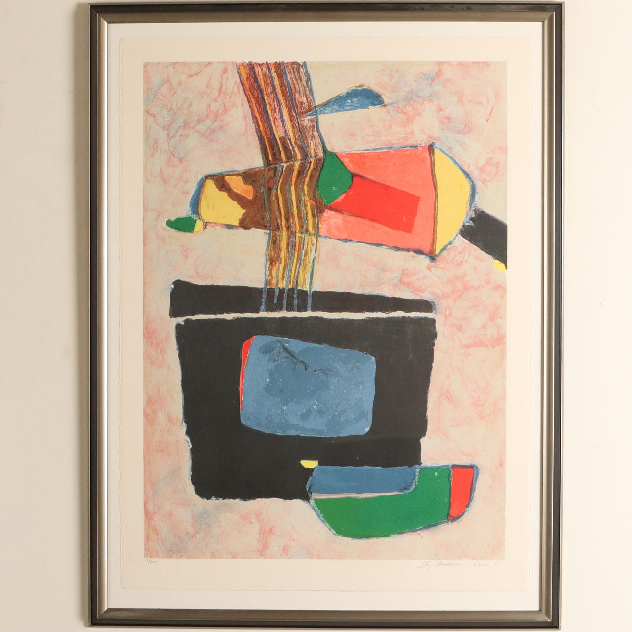 STIG ANDERSSON. LITOGRAFI, signerad samt numrerad.