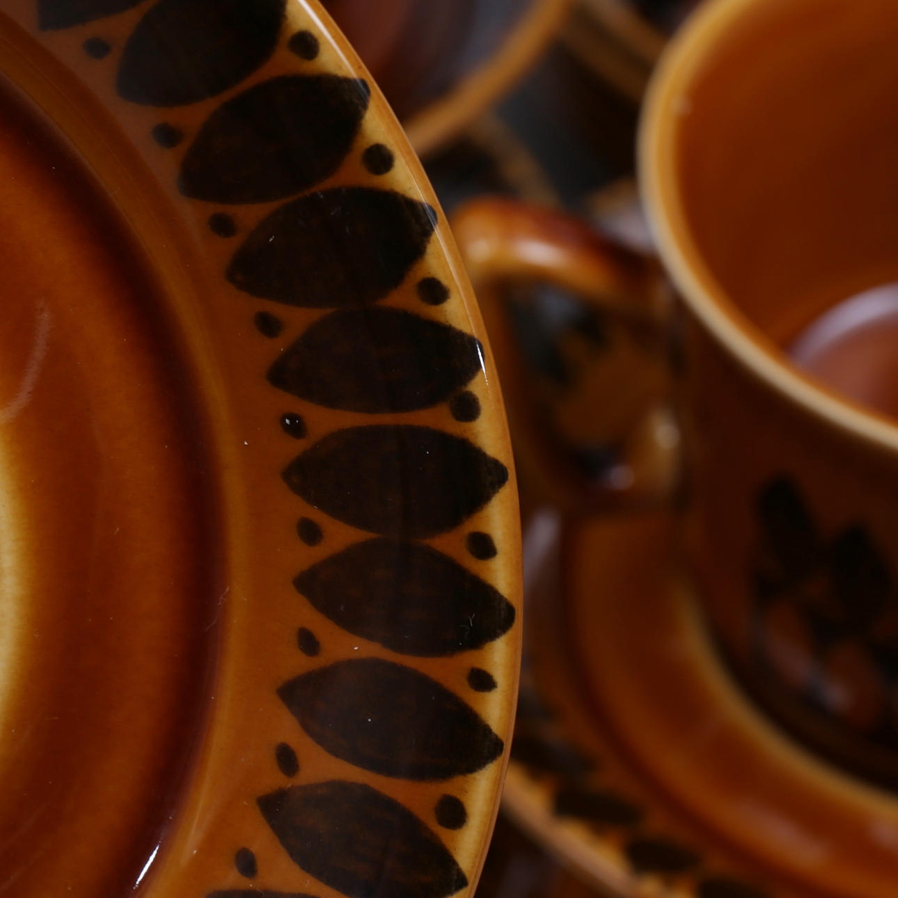 GRO PEDERSEN CLAUSSEN. Tea set, 15 pieces, porcelain, 