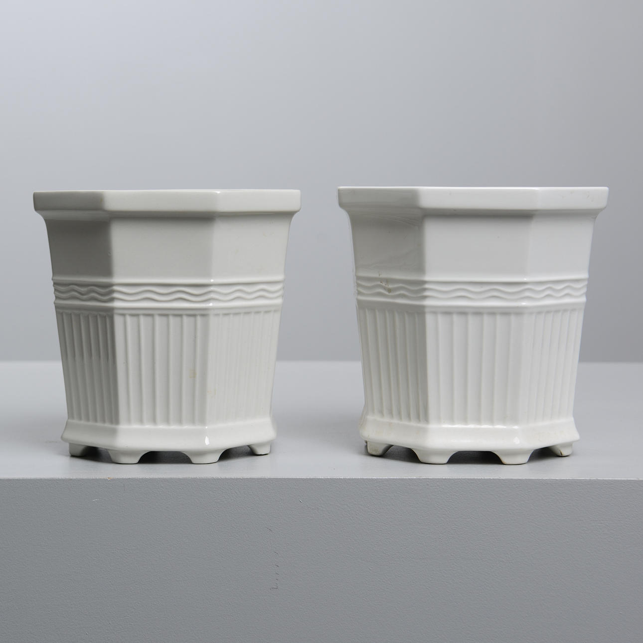 PRINS EUGEN. Waldemarsuddekrukan, 2 pcs, no 2, Gustavsberg.