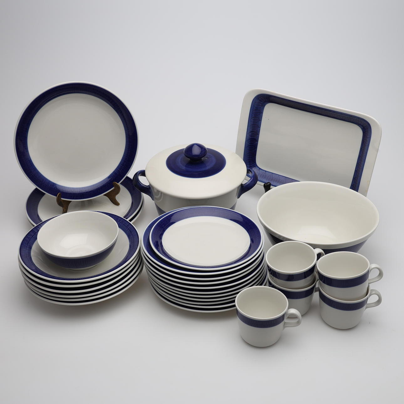 SERVICEDELE, 29 dele, "Koka blå", Rörstrand.