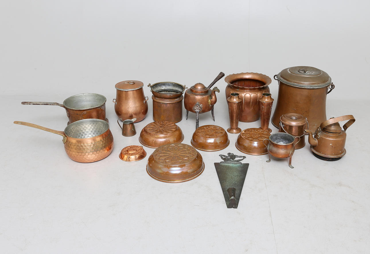 PARTI KOPPAR, 19 delar, 18/1900-tal.