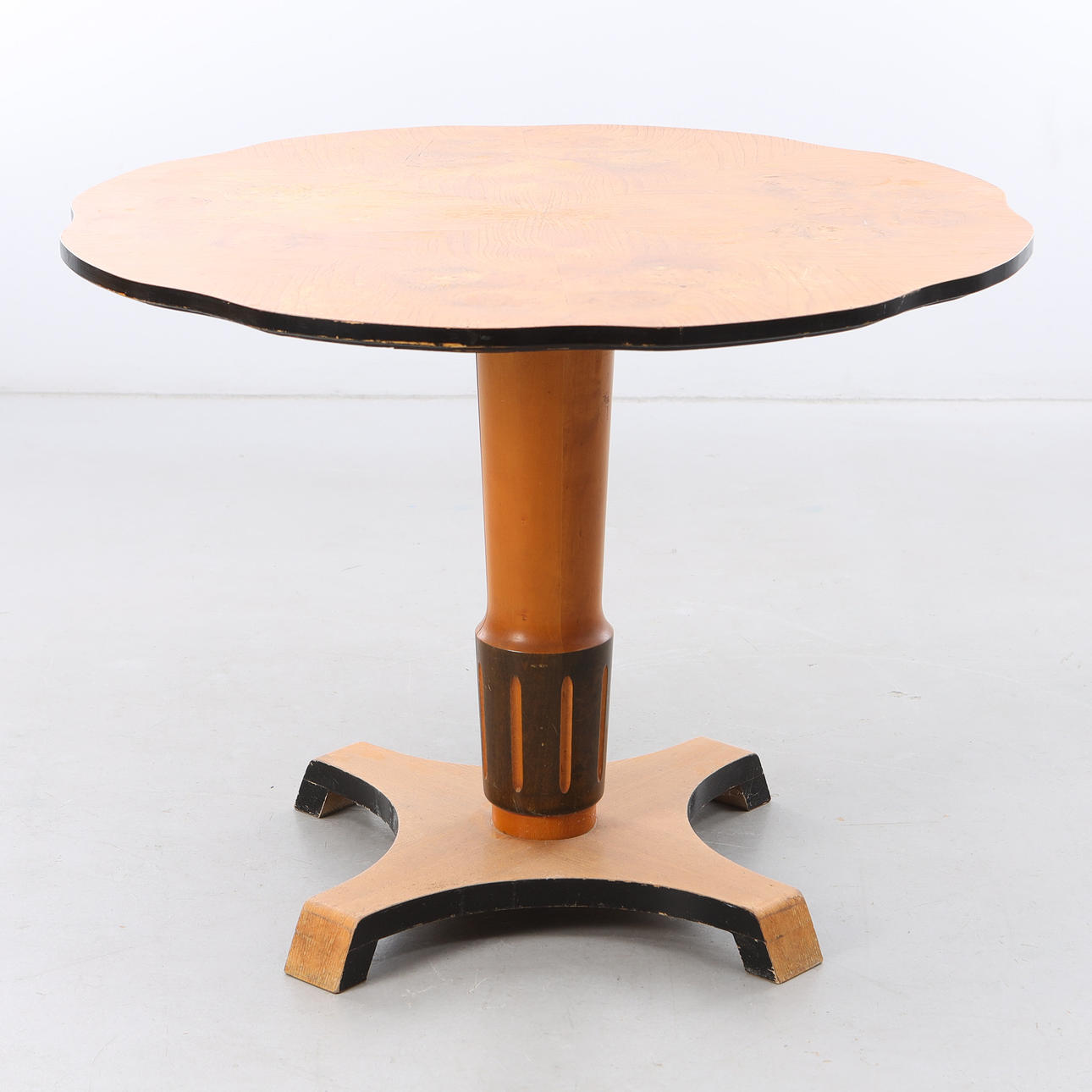 COFFEE TABLE, on plinth, Swedish Modern, 1930s.