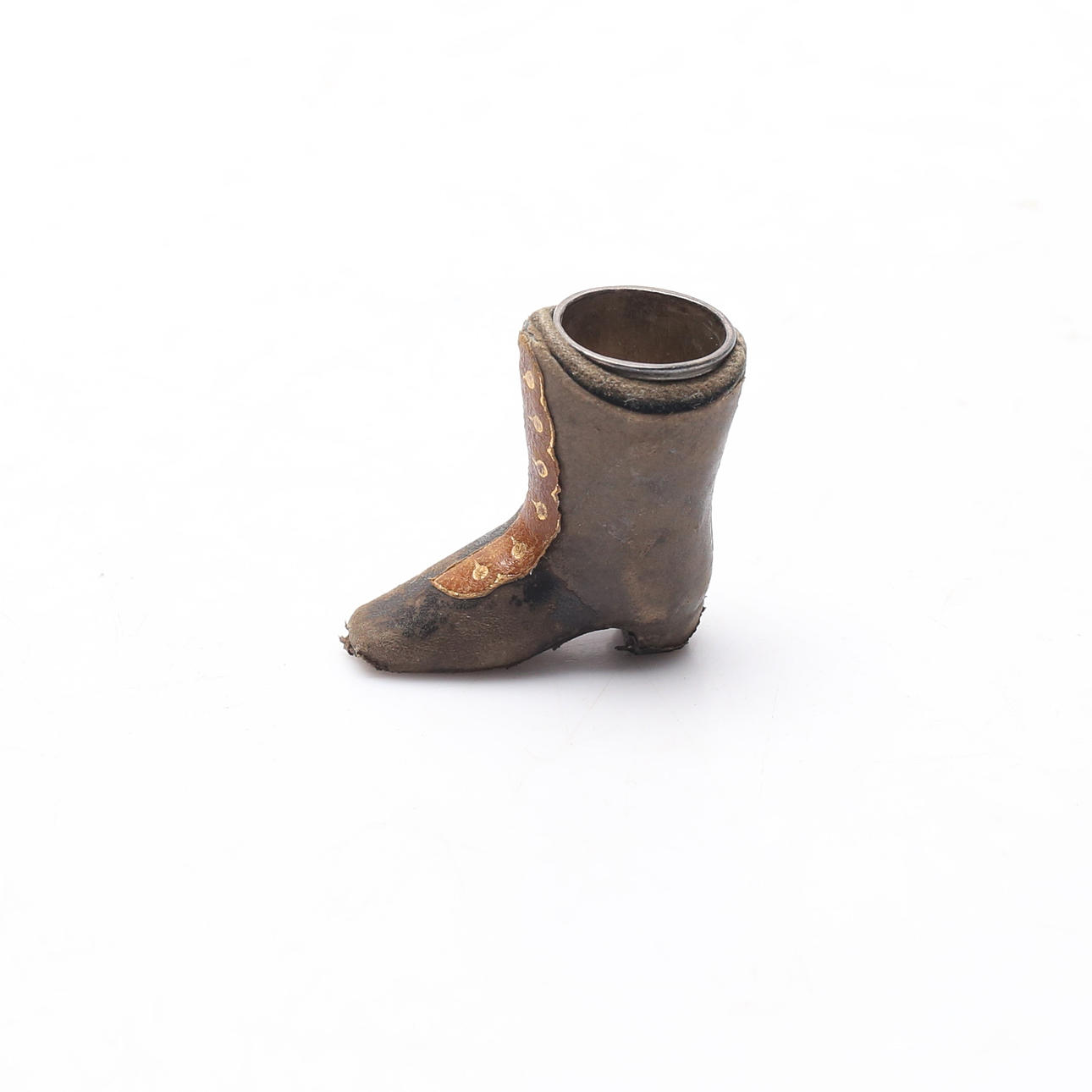 FINGERBORG, silver, 1800-tal.