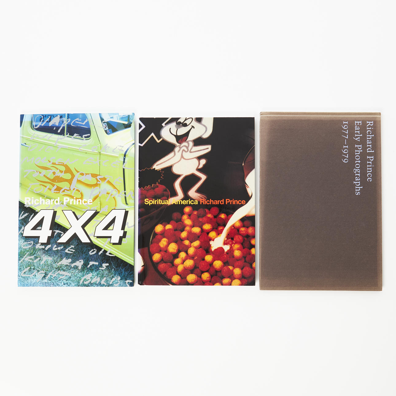 RICHARD PRINCE, 3 PHOTO BOOKS, “EARLY PHOTOGRAPHS 1977-1979