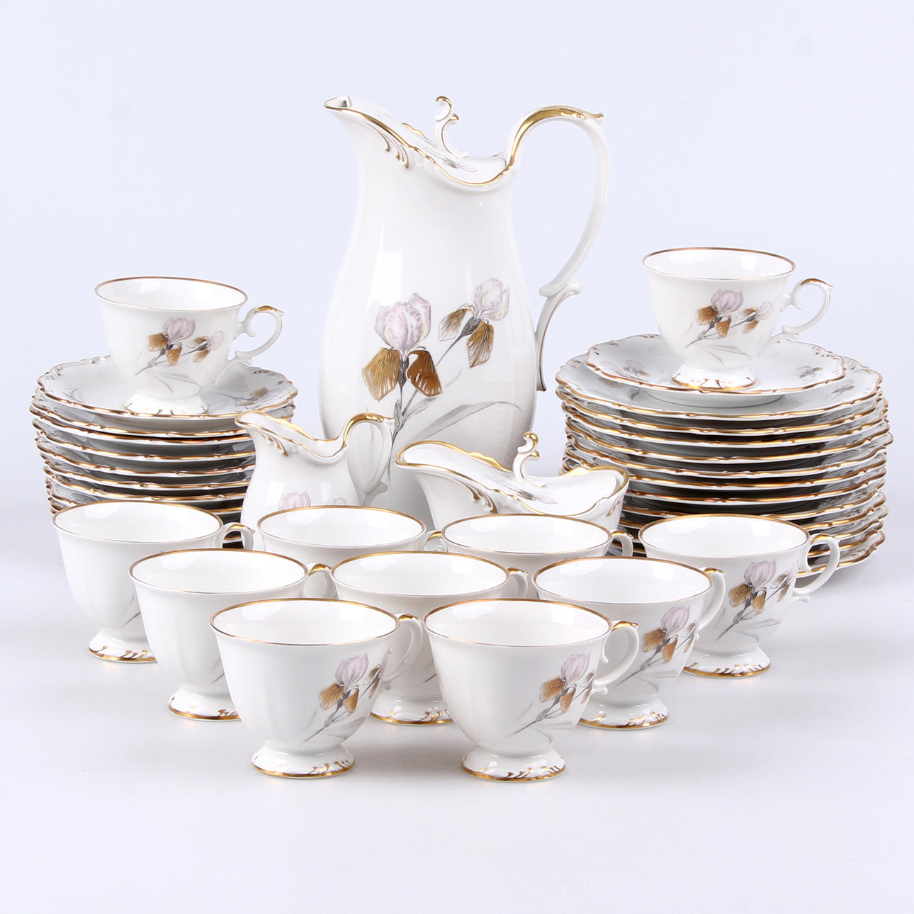 KAFFESERVIS, 38 delar, Hackefors, 1900-tal.