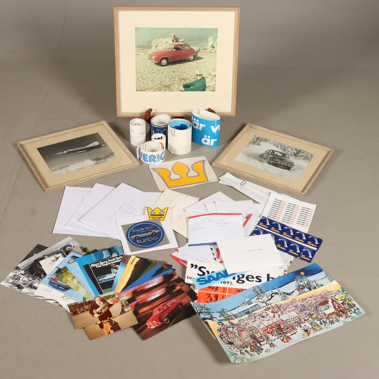 RECUERDOS DE SAAB, unas 50 piezas.