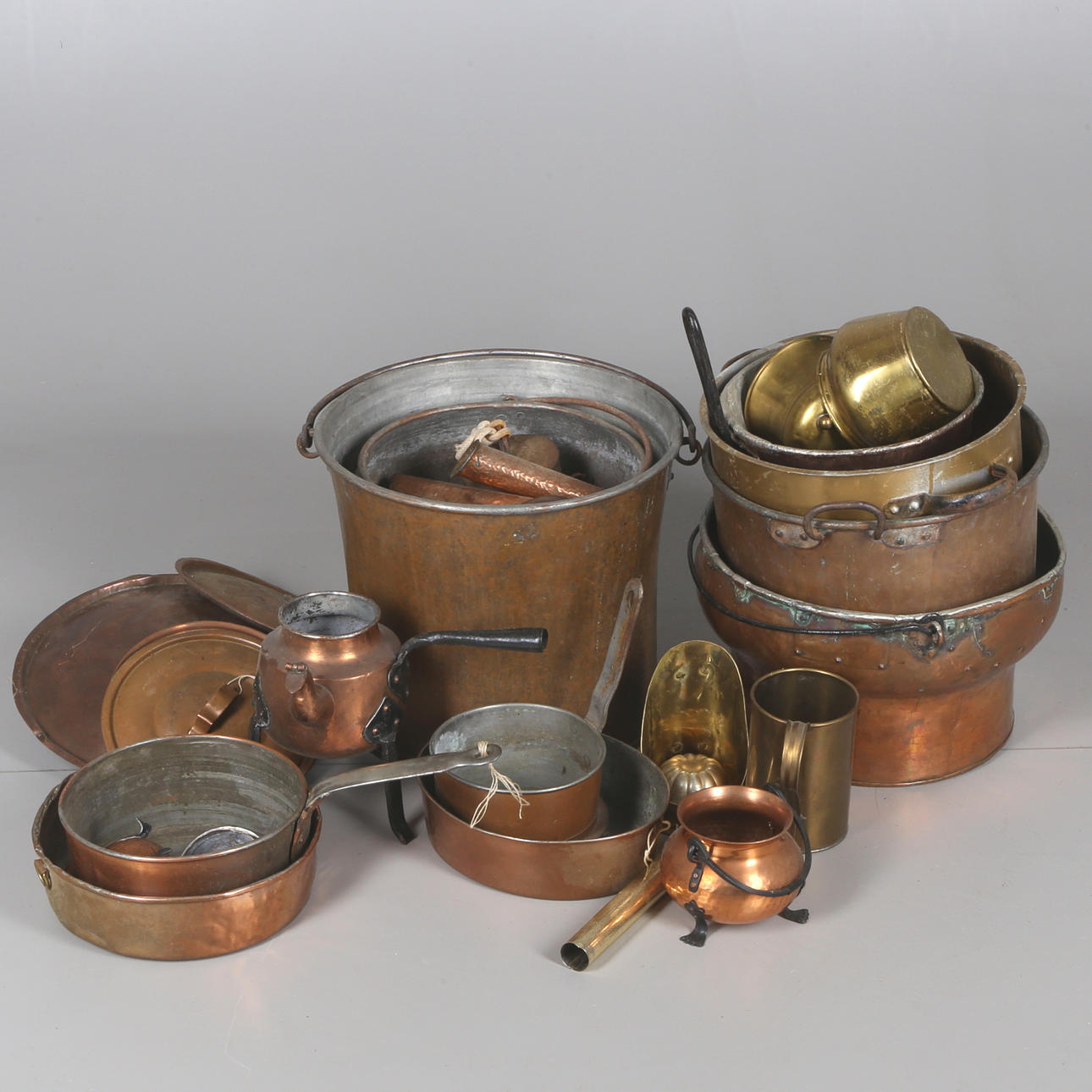 PARTI, koppar, mässing, 18/1900-tal.