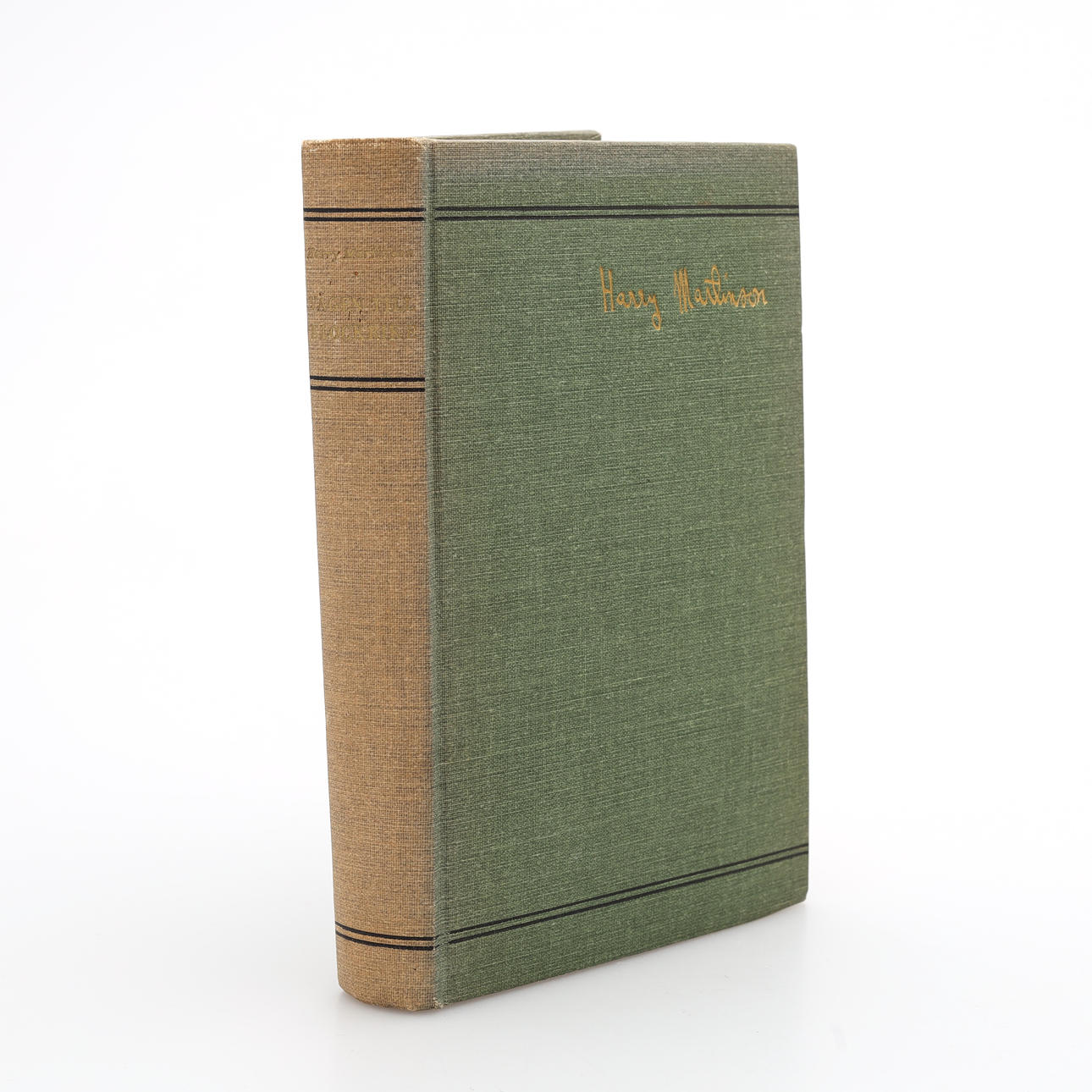 HARRY MARTINSON. Bok med dedikation, 1948.