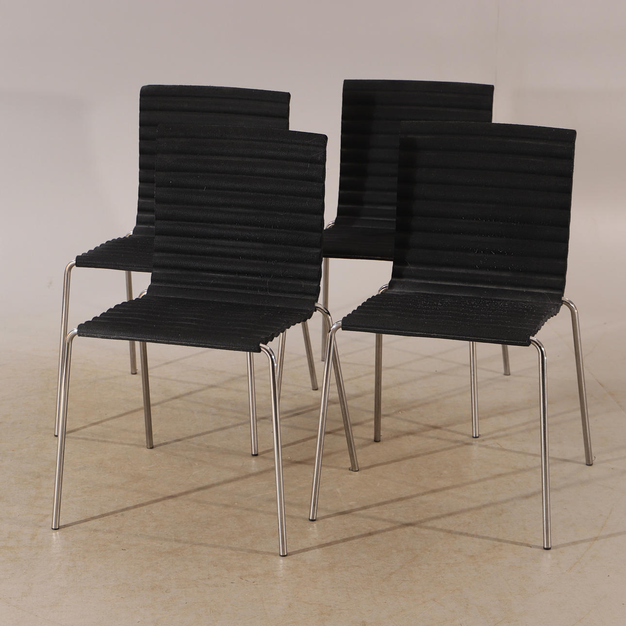 STOLAR, 4 stycken, "Rib", Johansson design.