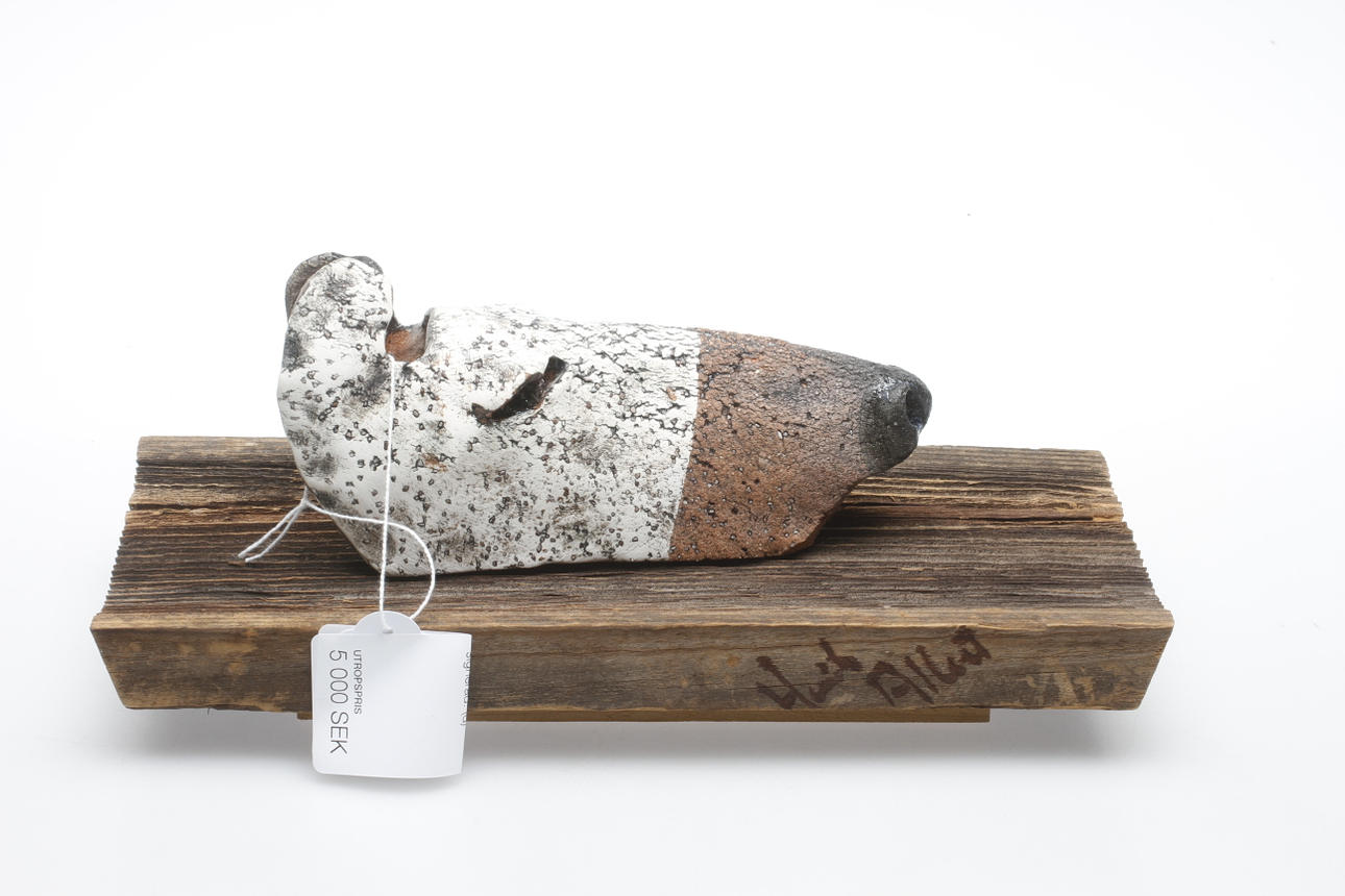 HENRIK ALLERT. skulptur, keramik, signerad.
