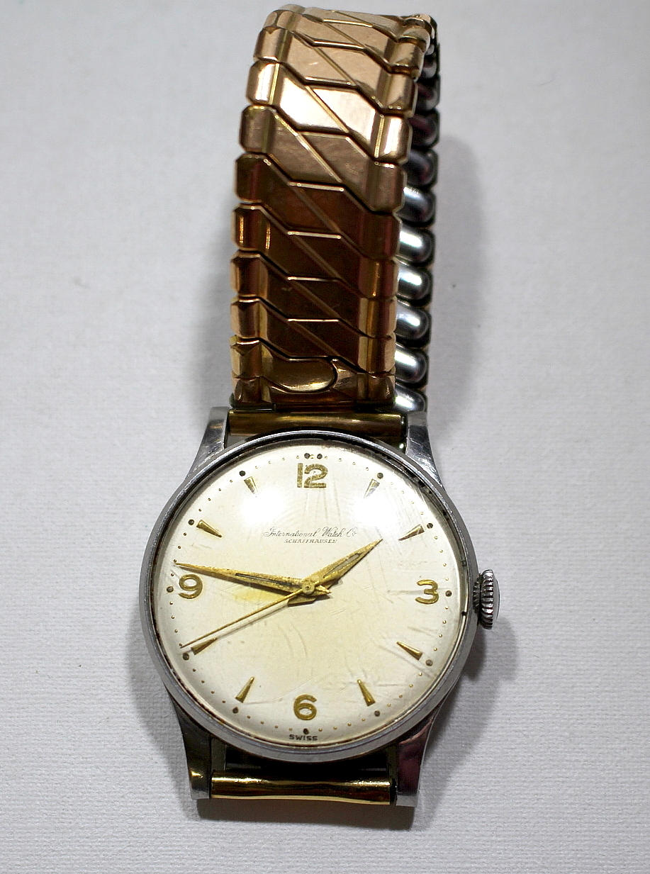 ARMBANDSUR, herr, International Watch co, Shaffhausen, 50-tal.