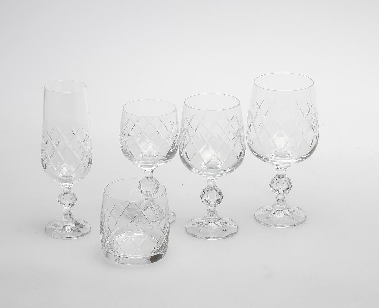 GLASSERVIS, 60 delar, 1900-talets andra hälft.