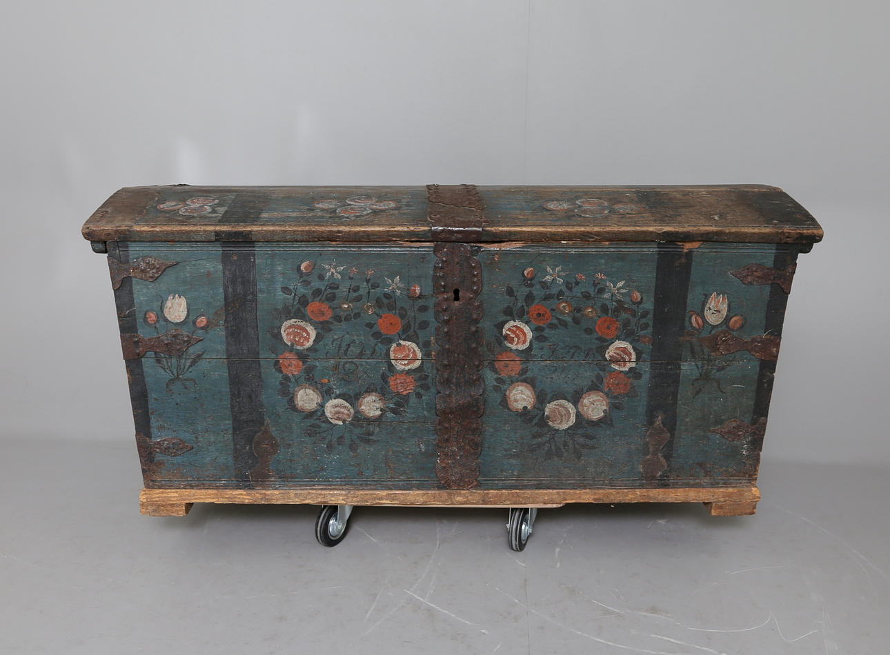 Kista, originalmålning, 17/1800-tal.