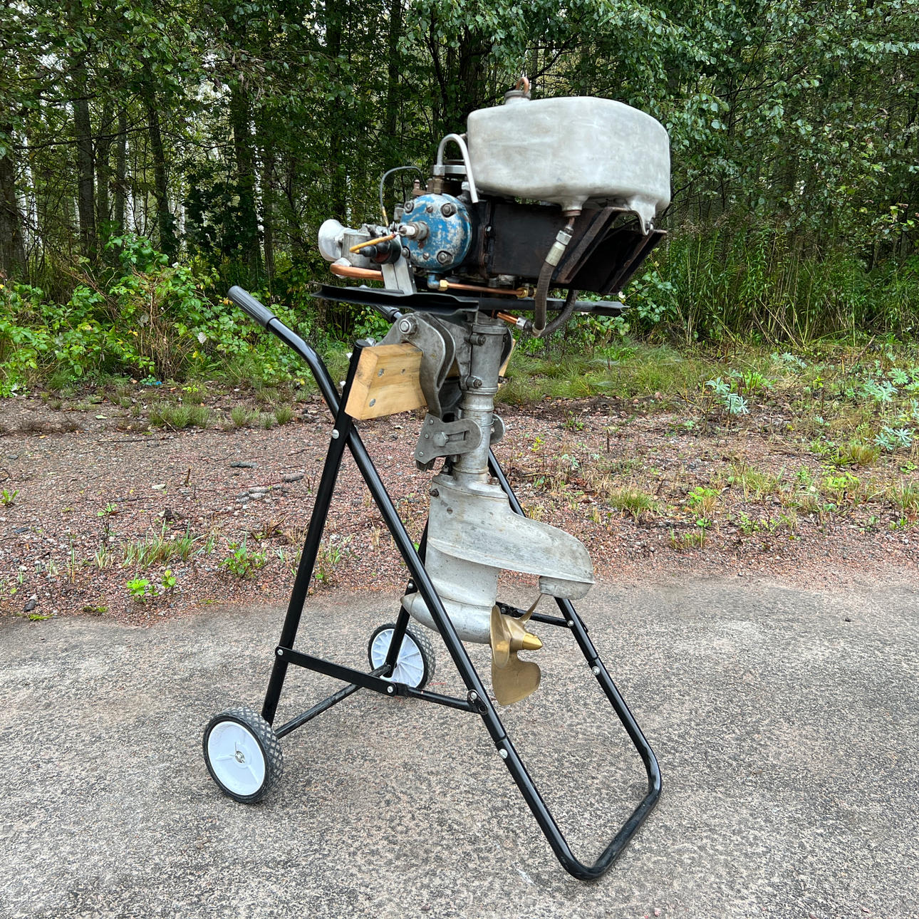 WE-BE Special, utombords motor, 1940-tal.