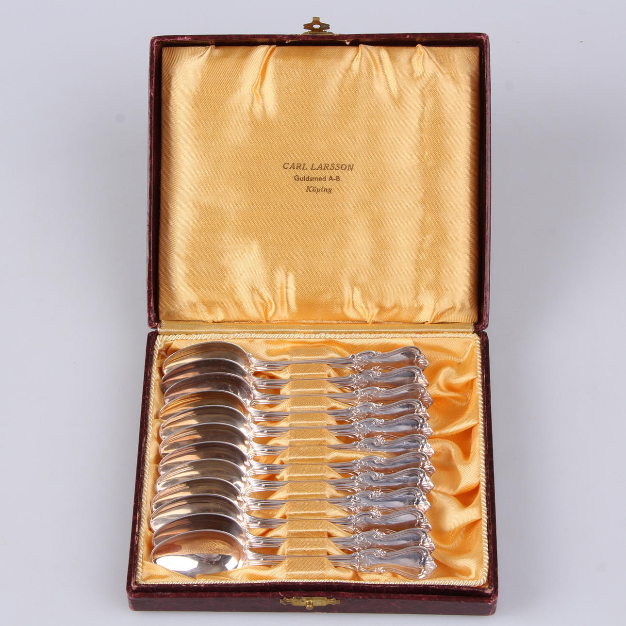 KAFFESKEDAR, 12 st. Silver, "Olga", Gab, 1953.