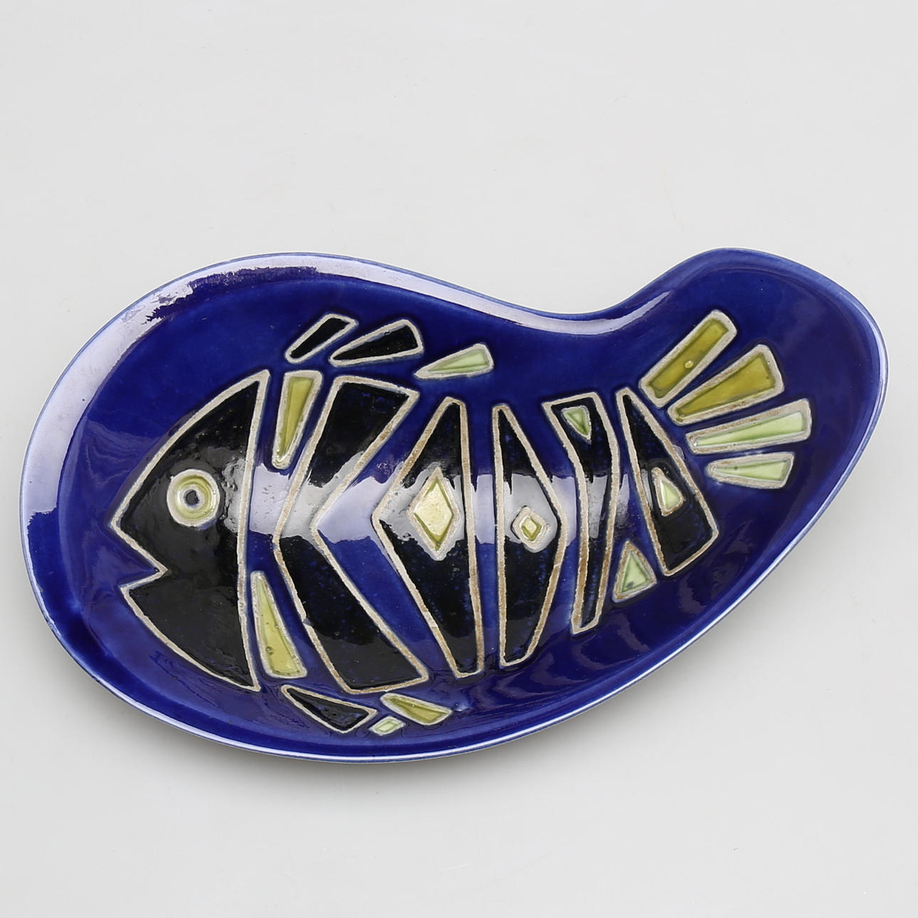 CARL HARRY STÅLHANE. Fat i stengods, Rörstrand, Sweden, Signerad CHS.