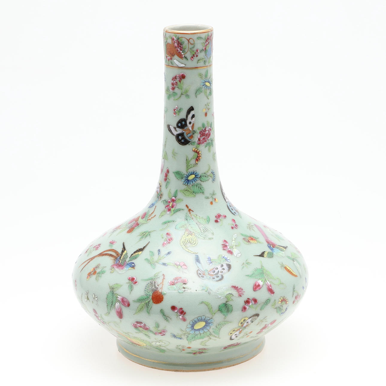 19THC KINESISK CELADON EXPORT VAS.