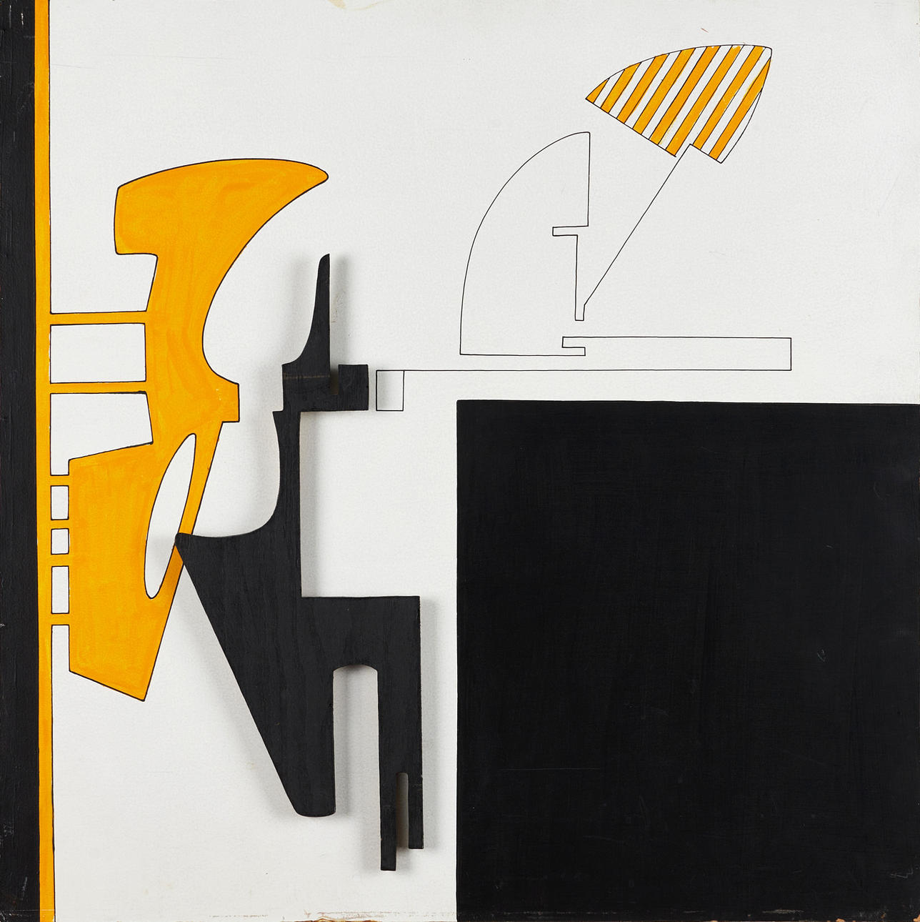 CELSO SALGUEIRO (SAMTIDA). Contrasts, signed on verso, mixed media.