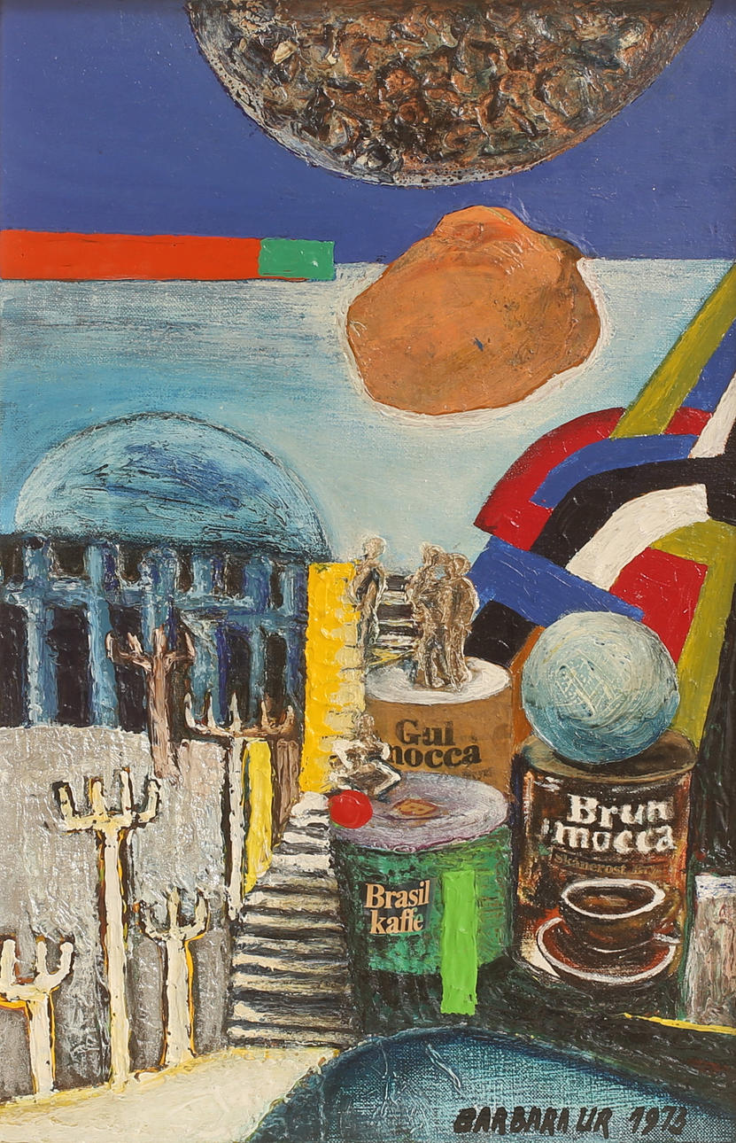 BARBARA UR PIWARSKA. Oil on canvas, signed.