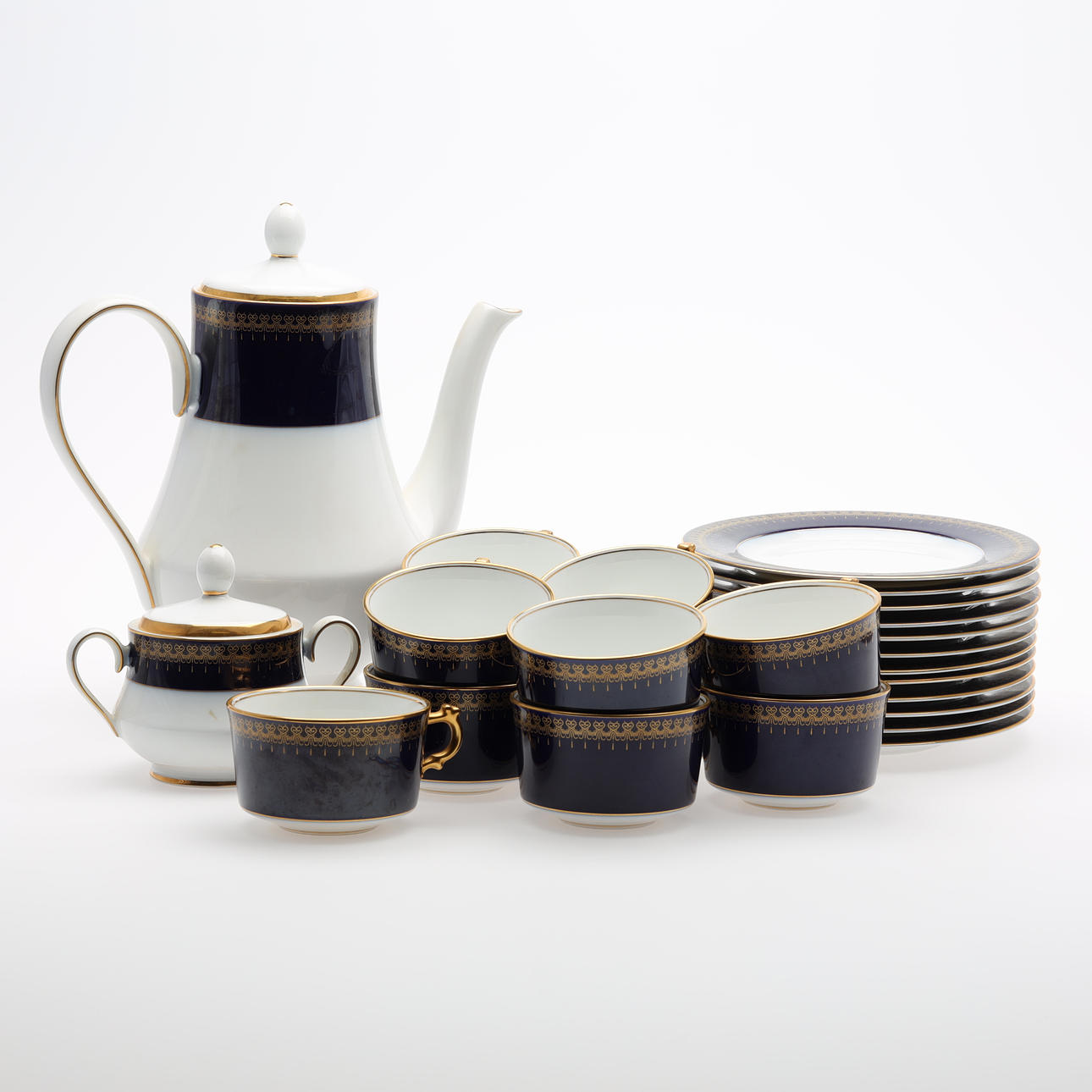 GESCHIRRTEILE, 25 Stück, Sammlung Romanov.