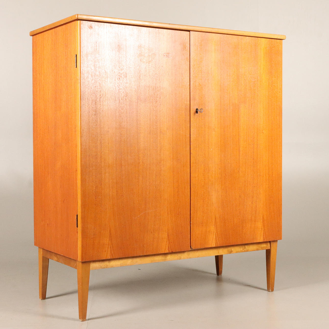 CABINET, teak, mid-20th century.