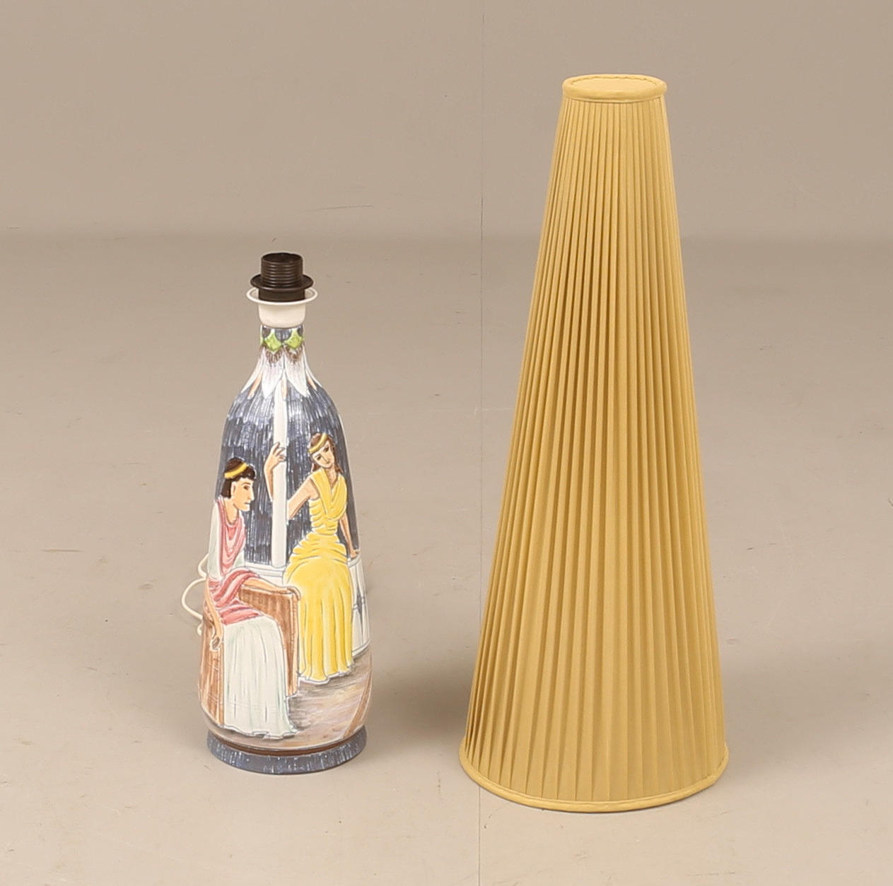 ULLA WINBLAD. Bordslampa, keramik, Alingsås.