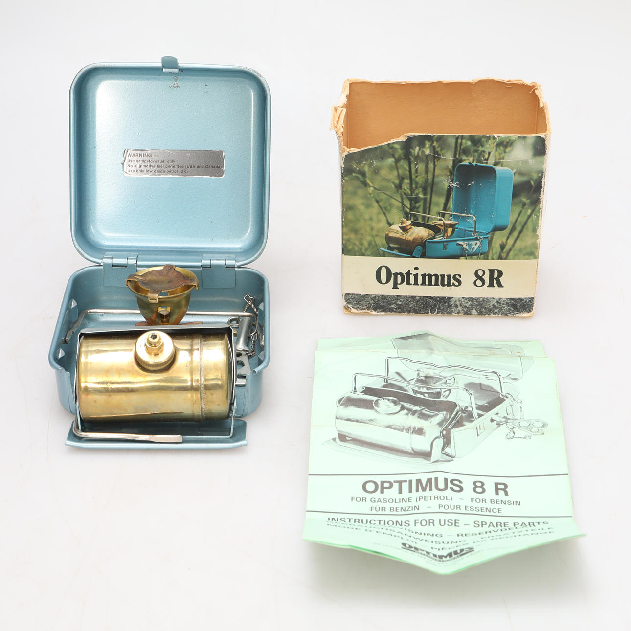 BENSINKÖK, Optimus 8R.