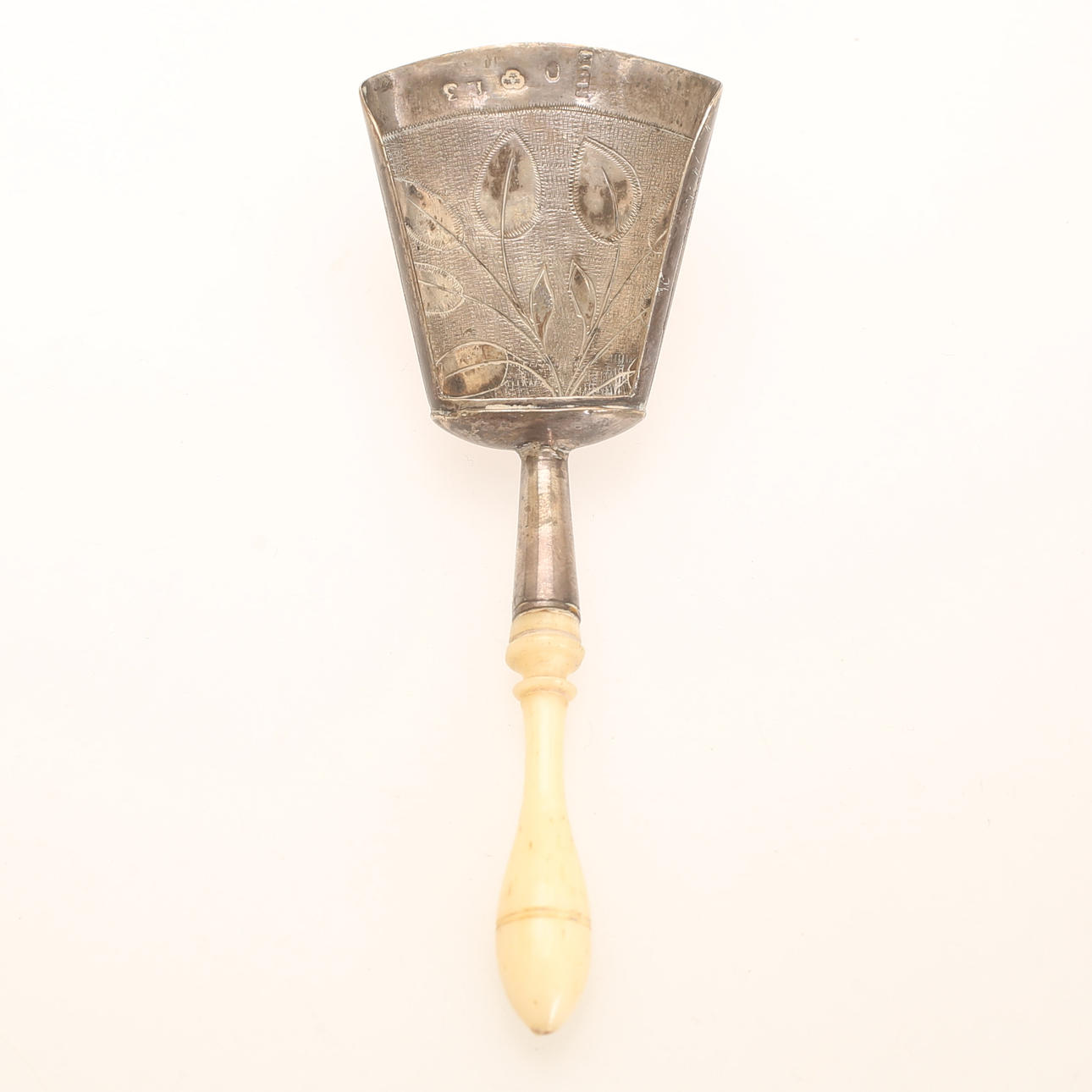 STRÖSPOON, silver, Lund, Dahlberg 1851.