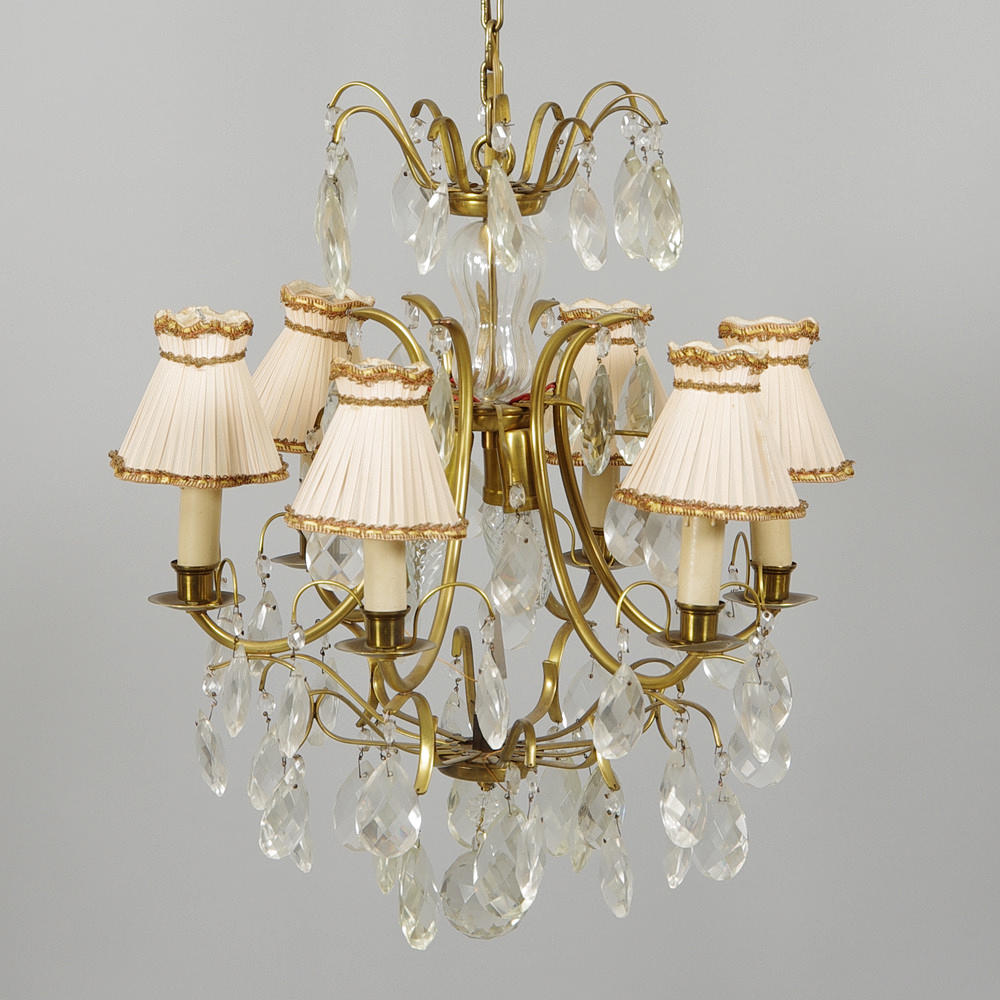 LJUSKRONA, rokokostil, 1900-tal.