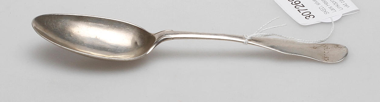 SKED, silver, Lars Hessling, Linköping, 1794, vikt ca 51 gram.