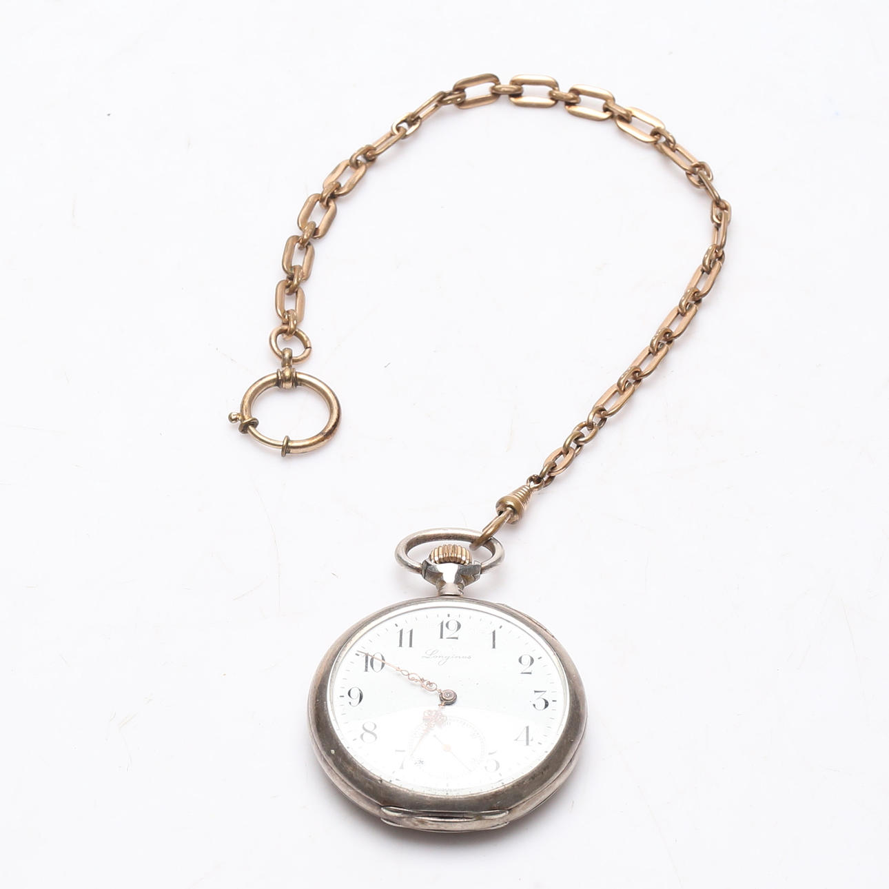 POCKET WATCH, silver, Longines, 20th century.