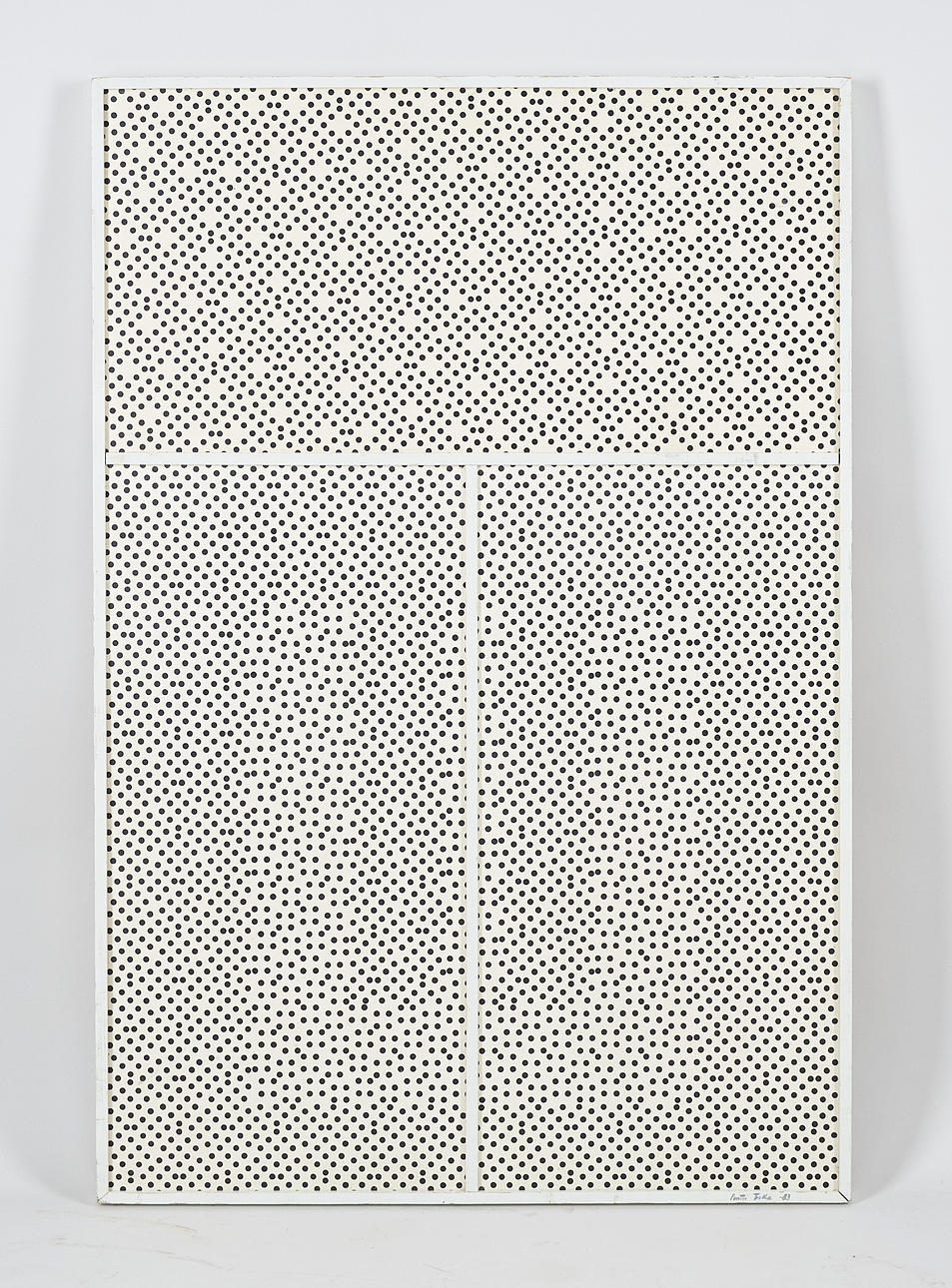 PENTTI TULLA. "View 2", signed and dated -83, acrylic on board.