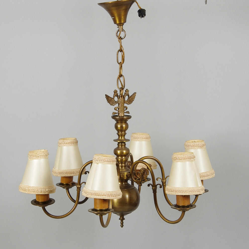 TAKKRONA, 6-armad, malm.