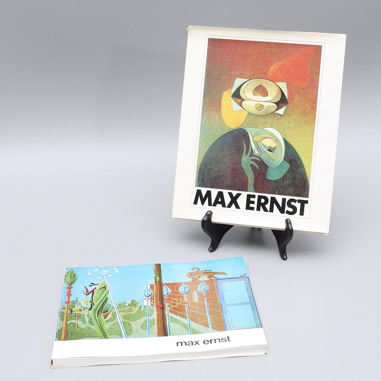 KONSTBÖCKER om Max Ernst, 2 st, 1970-tal.